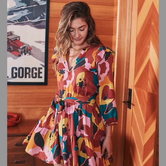 NWT Size S Marine Layer Elise Mini Dress - Picture 1 of 4